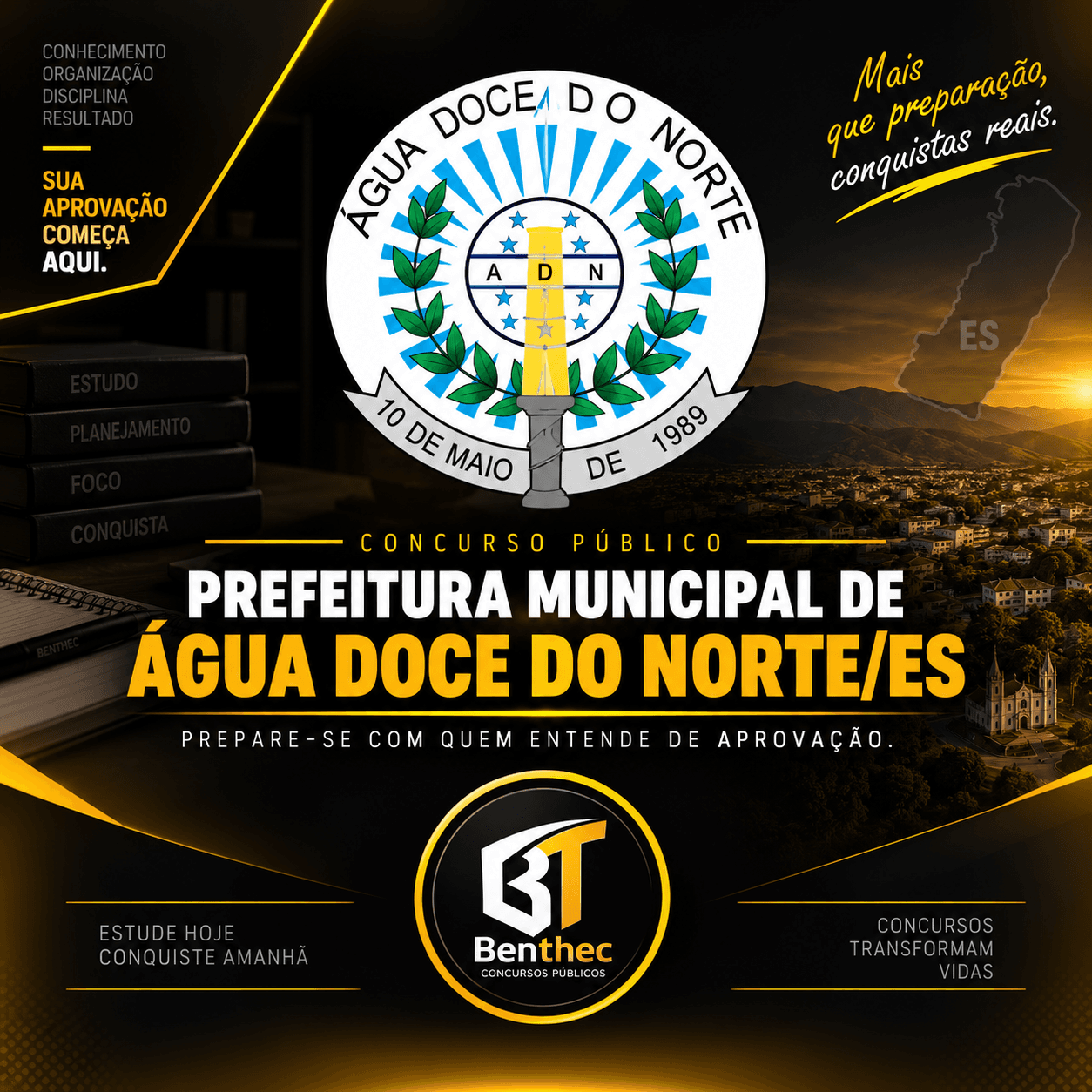 Preparação para o concurso da Prefeitura de Água Doce do Norte